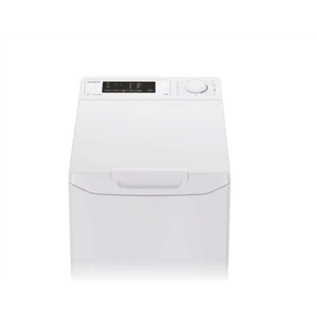 Candy Washing Machine | TCA283D2-S | Energy efficiency class D | Top loading | Washing capacity 8 kg | 1200 RPM | Depth 60 cm |