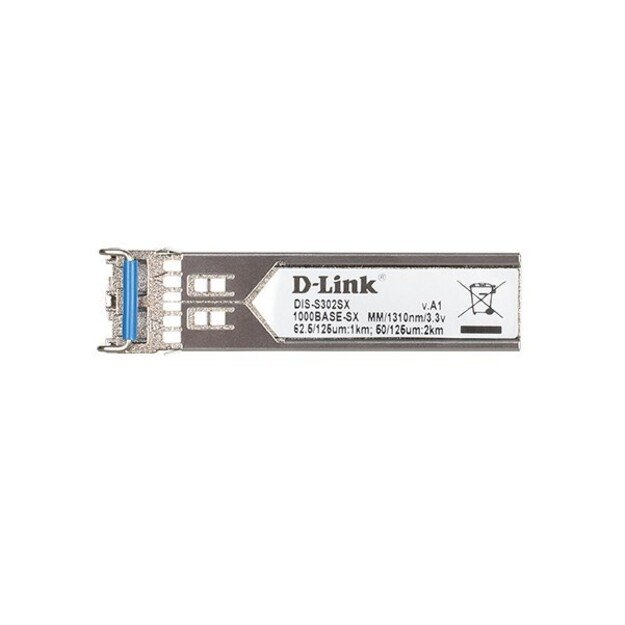 D-Link DIS-S302SX - Fiber module - 1000 Mbps - mini-GBIC - SFP - SX - 20000 m