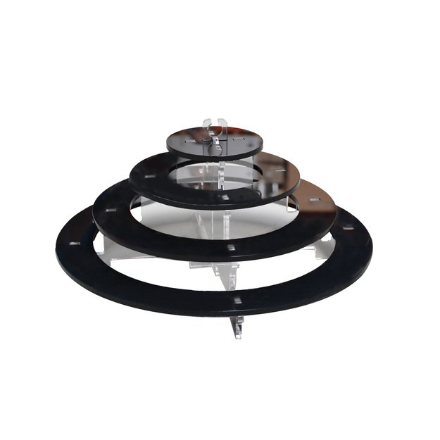 Tribune display, 4 steps