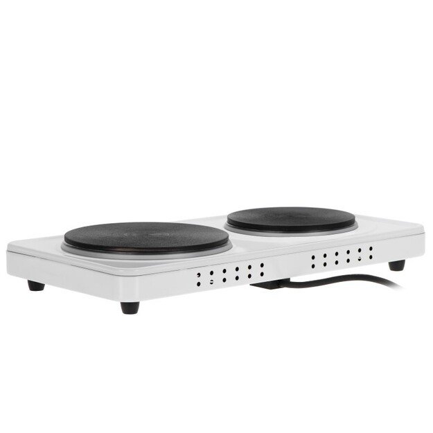 Adler Hot Plate | AD 6520 | Number of burners/cooking zones 2 | White | Electric