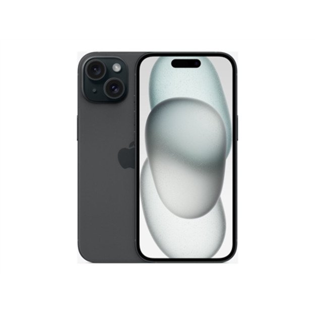 Apple | iPhone 15 | Black | 6.1   | Super Retina XDR | 2556 x 1179 pixels | A16 Bionic | Internal RAM 6 GB | 128 GB | Dual SIM |