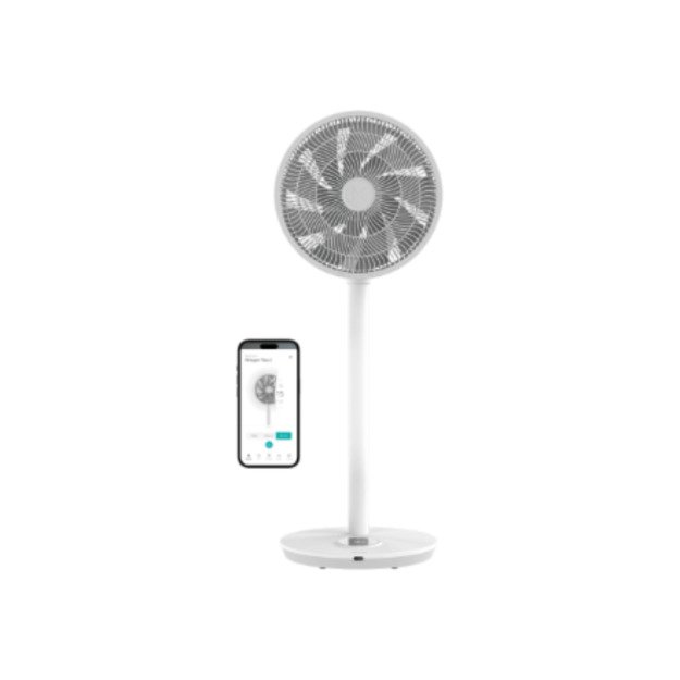 Duux Fan | Whisper Flex 2 | Stand Fan | 2-21.5 W | Diameter 34 cm | Number of speeds 30 | Oscillation | Remote control | White