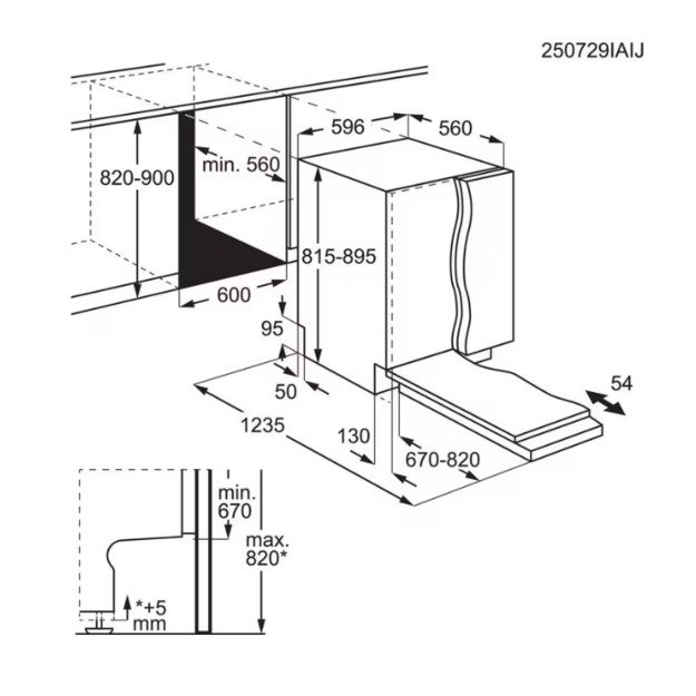 Indaplovė AEG GI8200A2TN