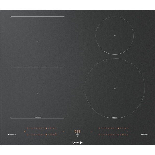 Gorenje GI6433SRWF Black Built-in 59.5 cm Zone induction hob 4 zone(s)