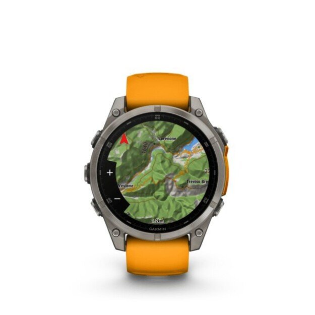 Garmin fenix 8 3.56 cm (1.4 ) AMOLED 47 mm Digital 454 x 454 pixels Touchscreen Graphite Wi-Fi GPS (satellite)