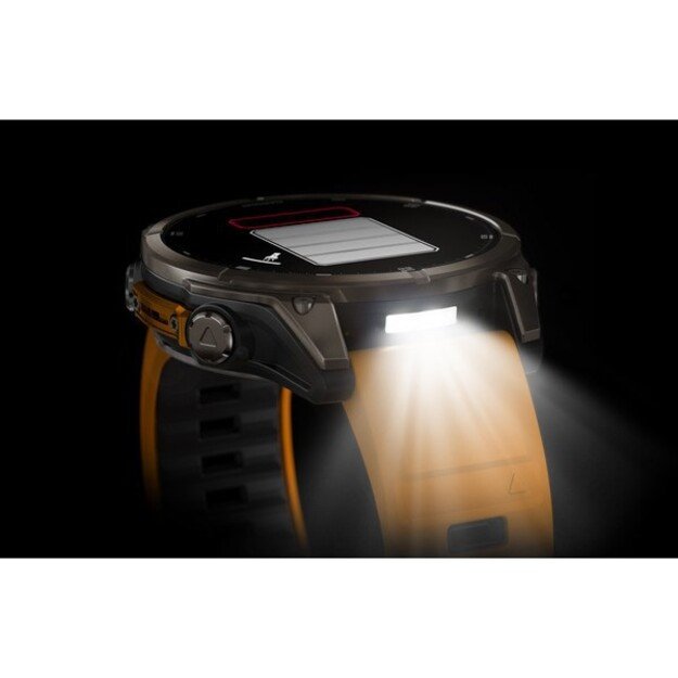 Garmin fenix 8 3.56 cm (1.4 ) AMOLED 47 mm Digital 454 x 454 pixels Touchscreen Graphite Wi-Fi GPS (satellite)