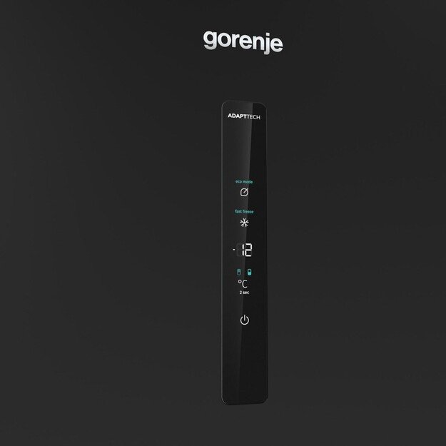 Gorenje NRK6192ABK4 fridge-freezer Freestanding 302 L E Black