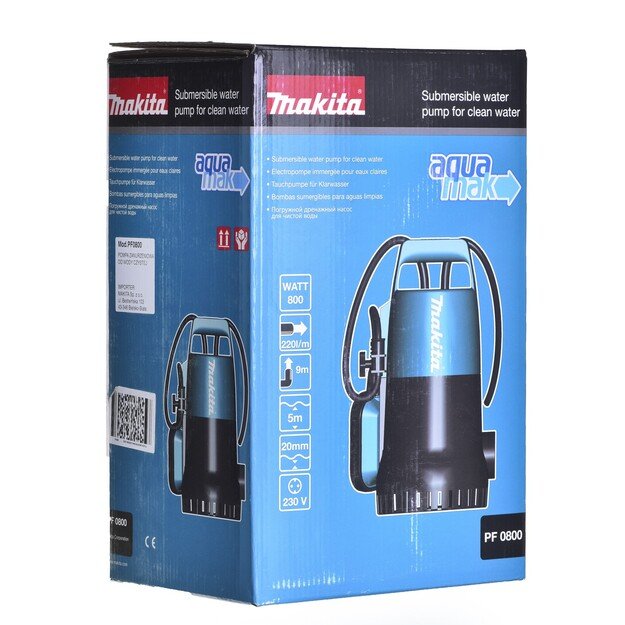 Makita PF0800 submersible pump 800 W 13200 l/h 5 m