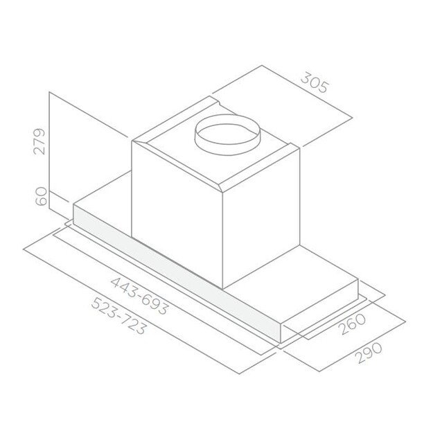ELICA HIDDEN 2.0 IX/A/60 PRF0092333A 1