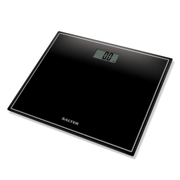 Salter 9207 BCFEU12  Compact Electronic Bathroom Scale - Black