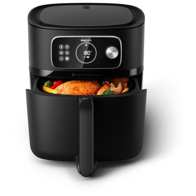 Philips XXL Airfryer | HD9876/90 Ovi | Power 2200 W | Capacity 8.3 L | Black