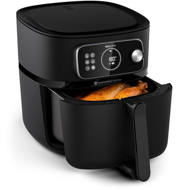 Philips XXL Airfryer | HD9876/90 Ovi | Power 2200 W | Capacity 8.3 L | Black