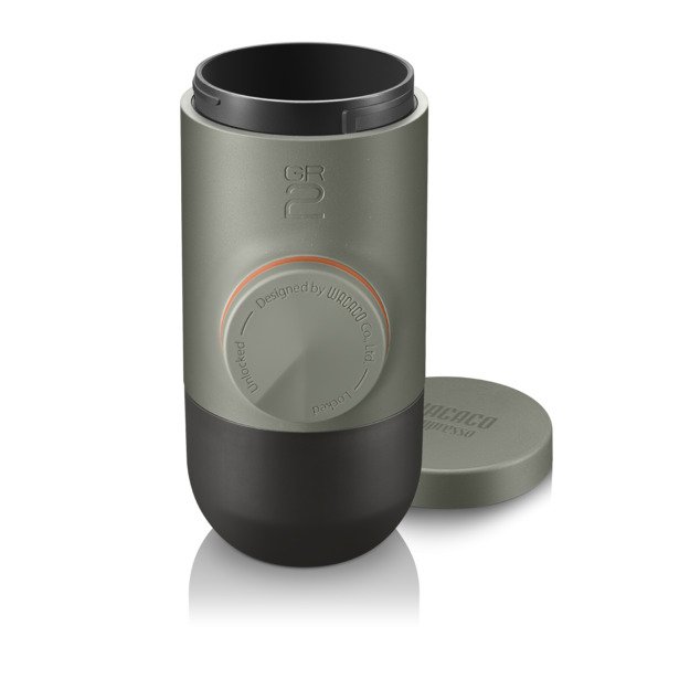 WACACO MINIPRESSO GRAY OLIVE ne&scaron;iojamas espresso aparatas maltai kavai GR2, pilka alyvuogių