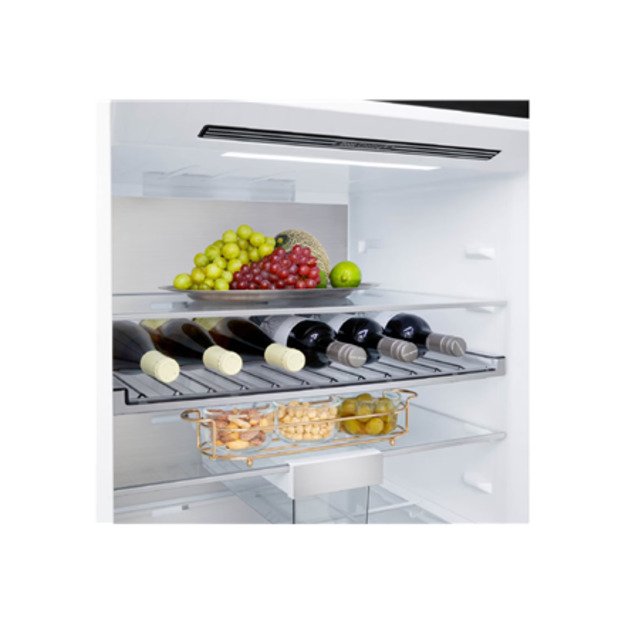 LG Refrigerator | GBBSJ1CCPY | Energy efficiency class C | Free standing | Combi | Height 186 cm | Fridge net capacity 220 L | F