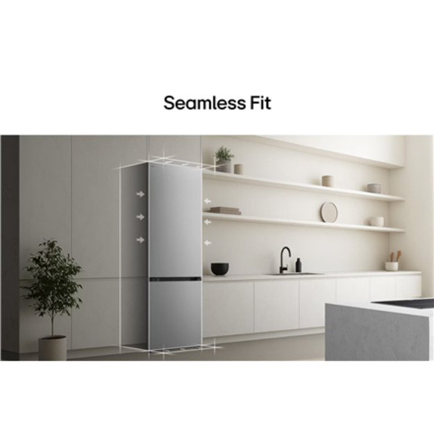 LG Refrigerator | GBBSJ1CCPY | Energy efficiency class C | Free standing | Combi | Height 186 cm | Fridge net capacity 220 L | F