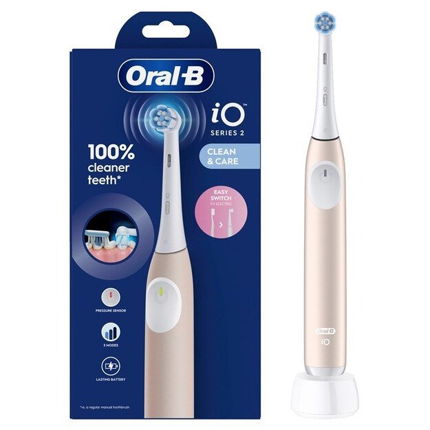 Braun iOS2.1C9.0P Oral-B iO2 Electric Toothbrush Calm Pink