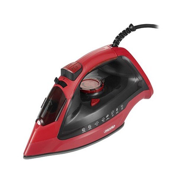 Mesko | Iron | MS 5031 | Steam Iron | 2400 W | Continuous steam 40 g/min | Steam boost performance 70 g/min | Red/Black 1