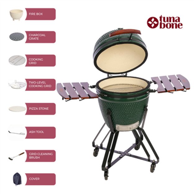 TunaBone | Kamado classic 21  grill | Size M | Green 13