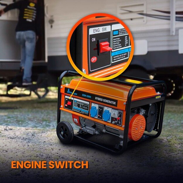 Extralink Power generator EGH-3000 hybrid, 3kW 1F