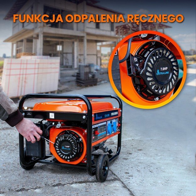 Extralink Power generator EGH-3000 hybrid, 3kW 1F