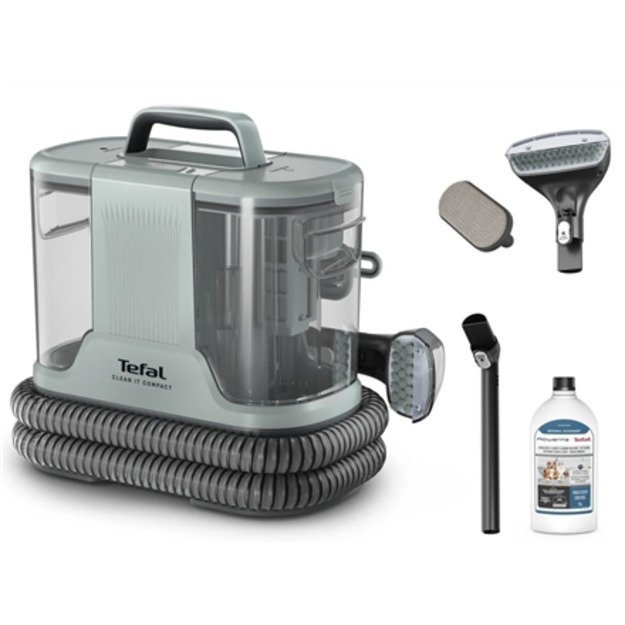 TEFAL Carpet and Upholstery Cleaner | IZ3020F0 Clean it Compact | Corded operating | Washing function | 400 W | Operating radius