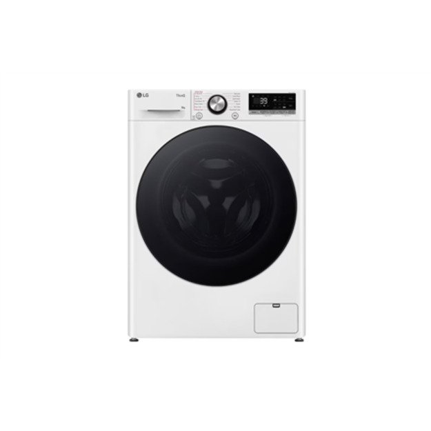 LG | Washing machine | F2WR709S2W | Energy efficiency class A-10% | Front loading | Washing capacity 9 kg | 1200 RPM | Depth