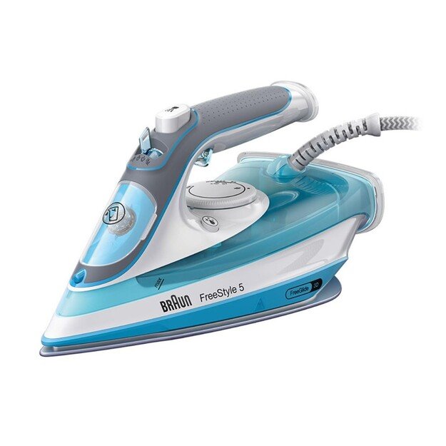 Braun TexStyle 5 SI 5006 BL Dry & Steam iron Ceramic soleplate 2600 W Blue, Grey, White 1