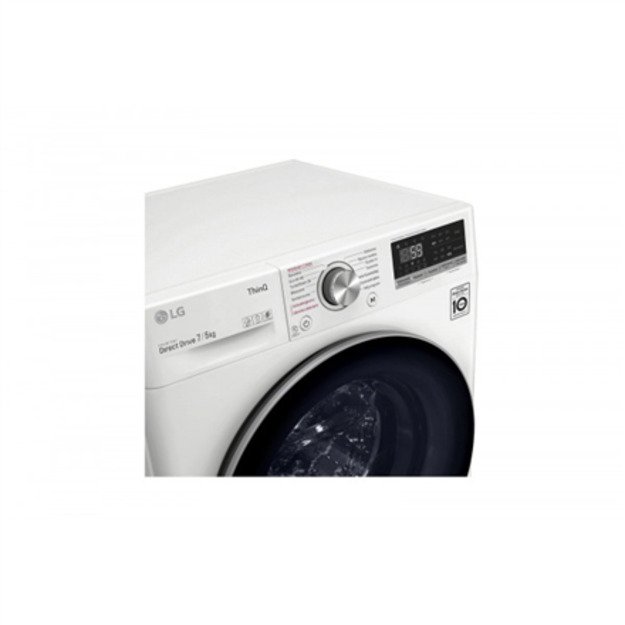 LG | Washing Machine With Dryer | F2DV5S7S1E | Energy efficiency class D | Front loading | Washing capacity 7 kg | 1200 RPM | De 2
