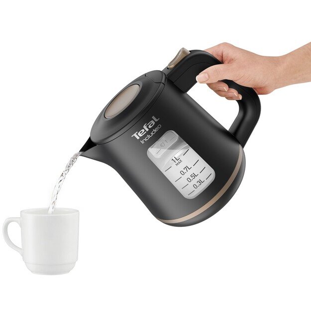 Tefal Includeo KI533811 electric kettle 1 L 2400 W Black