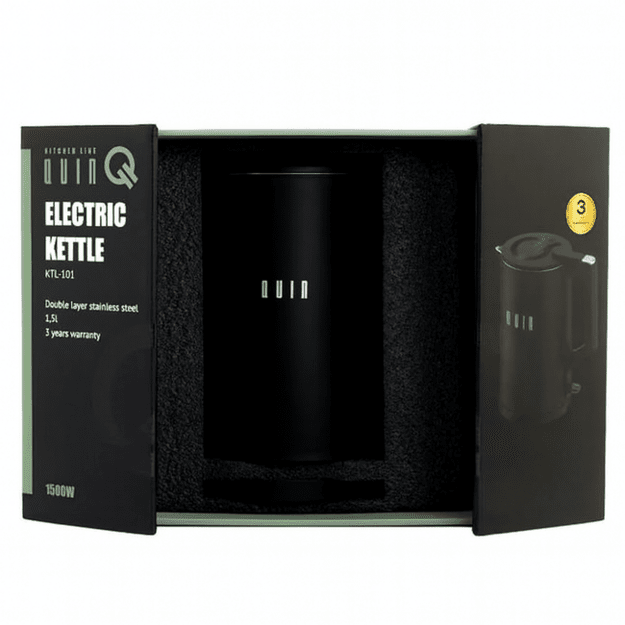 QUIN Electric Kettle KTL-101 Black