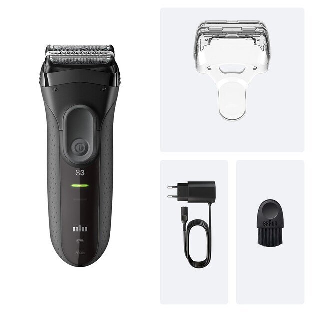 SHAVER 3000 BLACK/GREY BRAUN