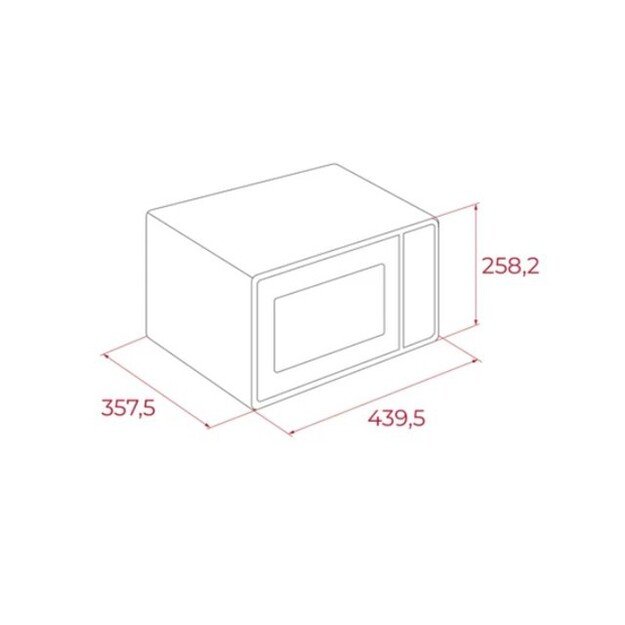 Teka MW FS20 WH Microwave 20 l 700 W Black, White 1