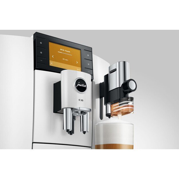Ekspres do kawy Jura E8 Piano White (ED)