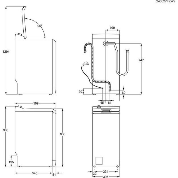Skalbimo ma&scaron;ina ELECTROLUX EW6T5372P