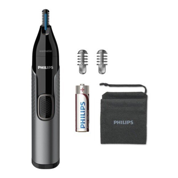 Philips 3000 Series NT3650/16 Nosies, ausų ir antakių plaukų kirpimo ma&scaron;inėlė, Pilka