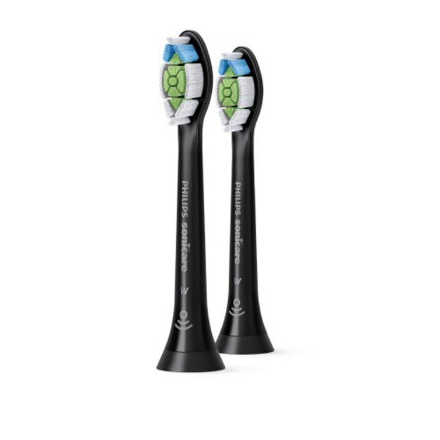 Philips Sonicare W2 Optimal White HX6062/88 Sonic Dantų &scaron;epetėlio galvutės, Juoda