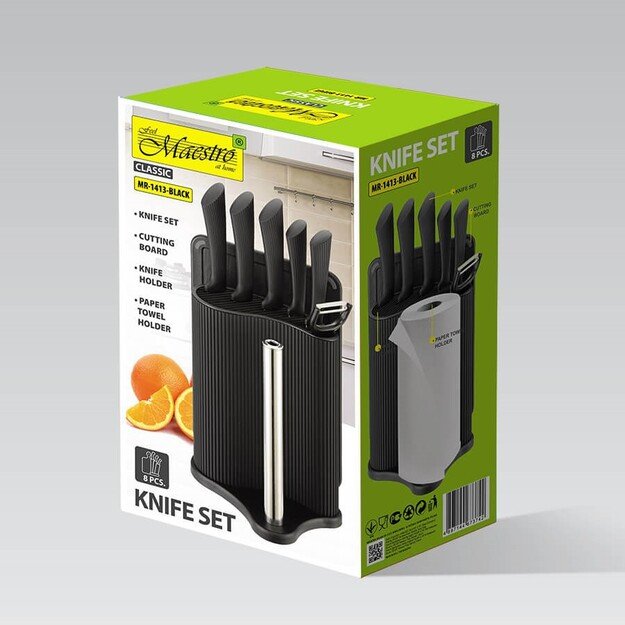 Kitchen cutting set MAESTRO MR-1413 Knife set (MR-1413-BLACK) Black 2