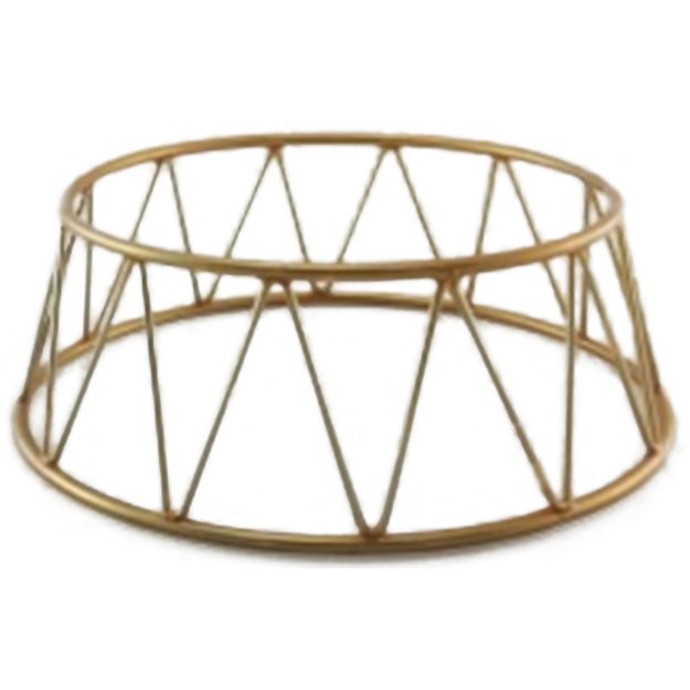 Buffet base, 25 cm, gold