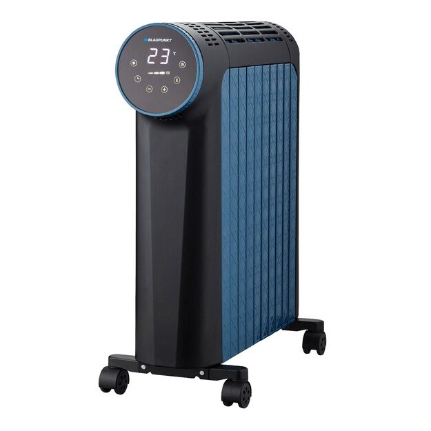 Blaupunkt HOR811 electric space heater Indoor Black, Blue 2500 W Oil electric space heater