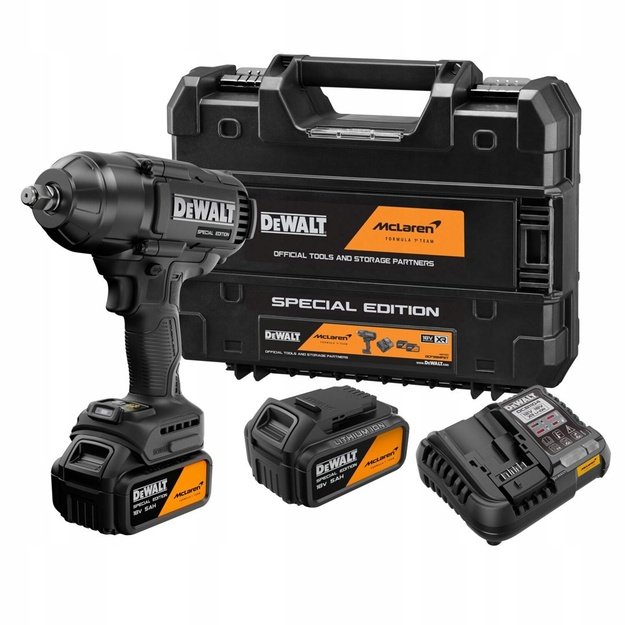 DEWALT IMPACT WRENCH 1/2  18V DCF99MP2T 1396Nm 2x5.0Ah MCLAREN