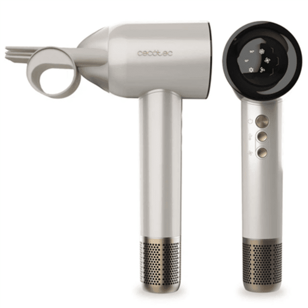 Cecotec Hair dryer | DryGlam Waves Champagne | 1600 W | Number of temperature settings 3 | Ionic function | Champagne | Diffuser