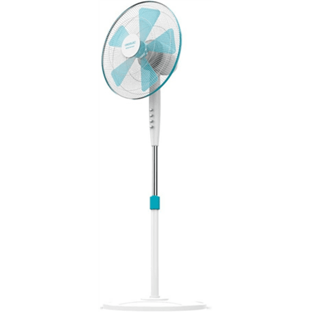 Cecotec EnergySilence 500 | Pedestal Fan | Stand Fan | 40 W | Diameter 40 cm | Number of speeds 3 | Oscillation | White