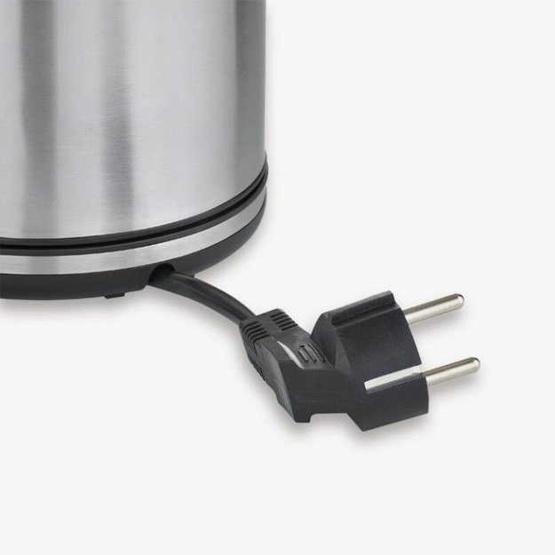 Severin WK 3489 electric kettle 1 L 2400 W Black, Silver