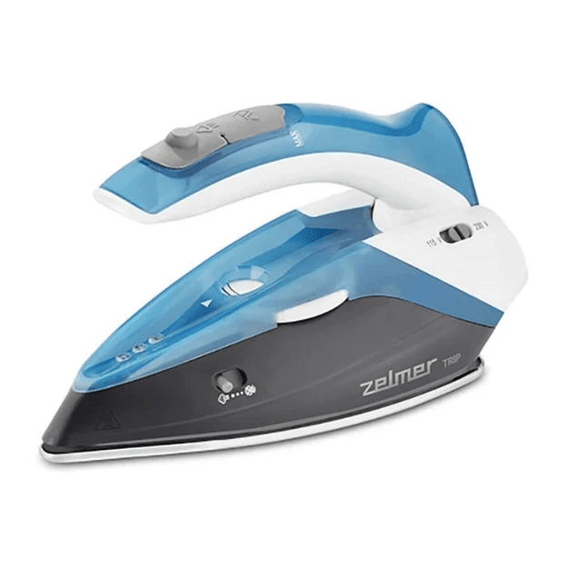 Zelmer ZIR0500 Dry & Steam iron Stainless Steel soleplate 1100 W Black, Blue, White