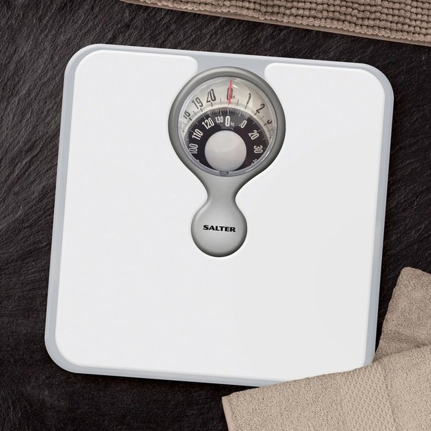 Salter 484 WFEU12 Magnifying Lens Bathroom Compact Mechanical  Scale