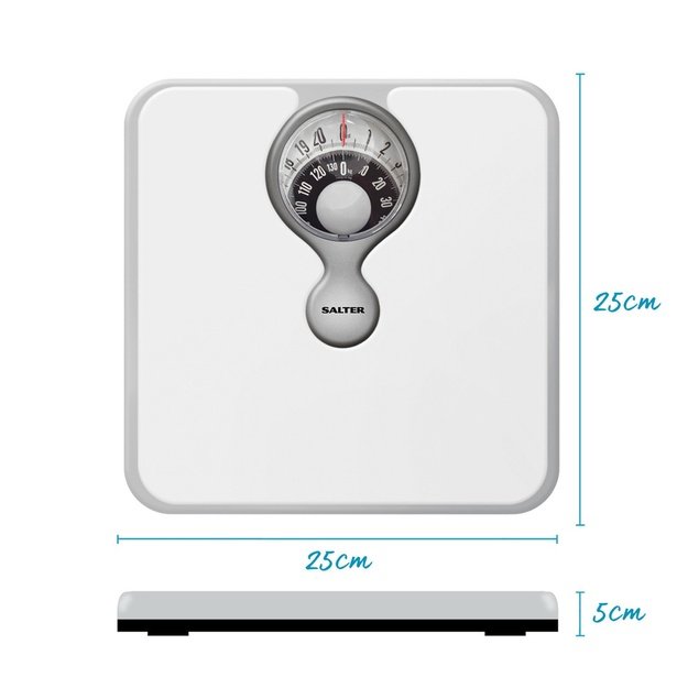 Salter 484 WFEU12 Magnifying Lens Bathroom Compact Mechanical  Scale