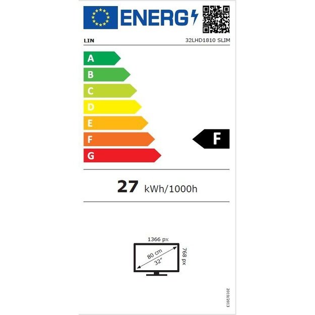 TV 32&rsquo; LIN 32LHD1810 Slim HD Ready DVB-T2