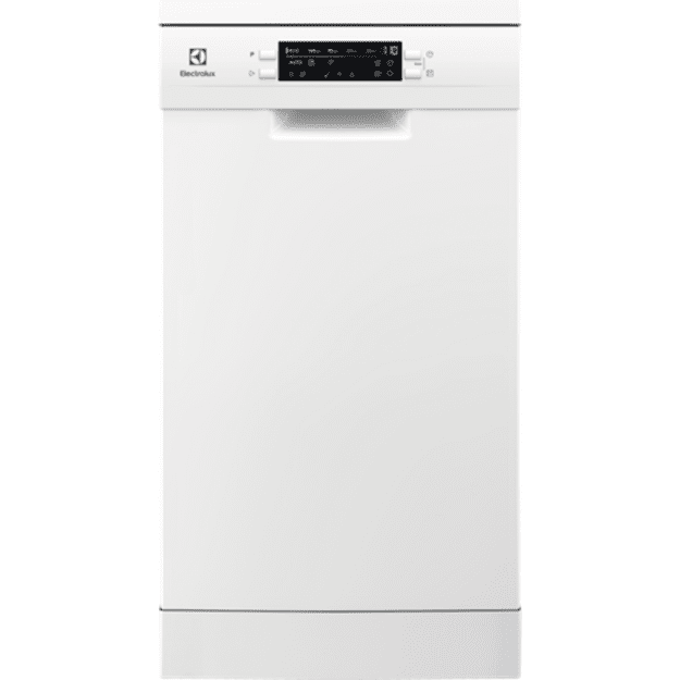 45 cm pločio baltos spalvos indaplovė Electrolux ESS42220SW