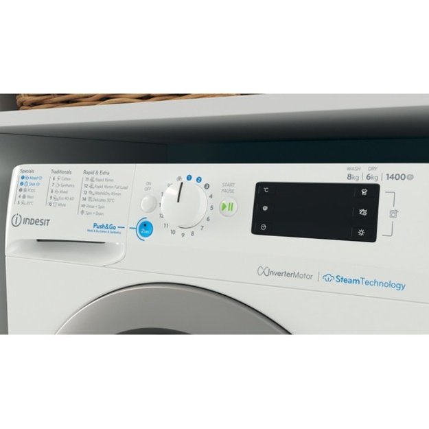 Washer - dryer INDESIT BDE 86436 WSV