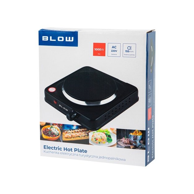 Single-burner adjustable electric cooker BLOW 1000W